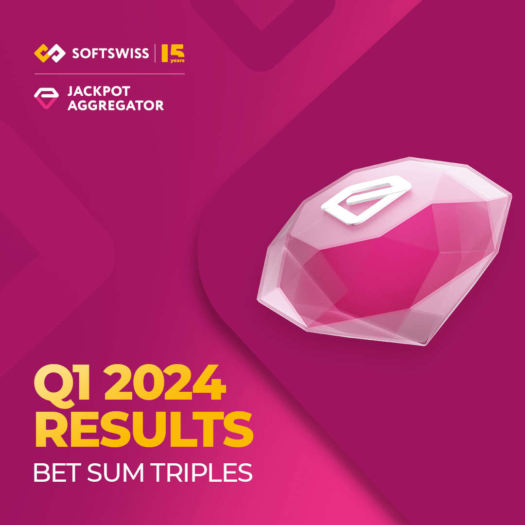 Bet Sum Triples: SOFTSWISS Jackpot Aggregator Q1’24 Results