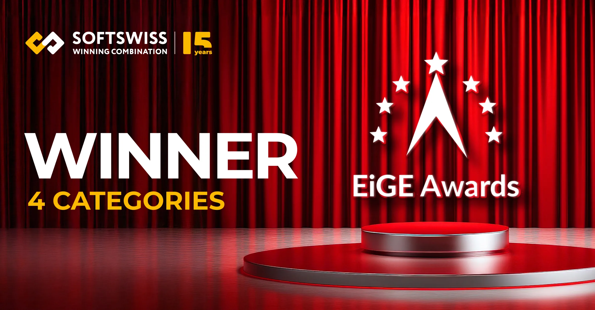 SOFTSWISS Takes 4 Accolades at EiGE Awards 2024