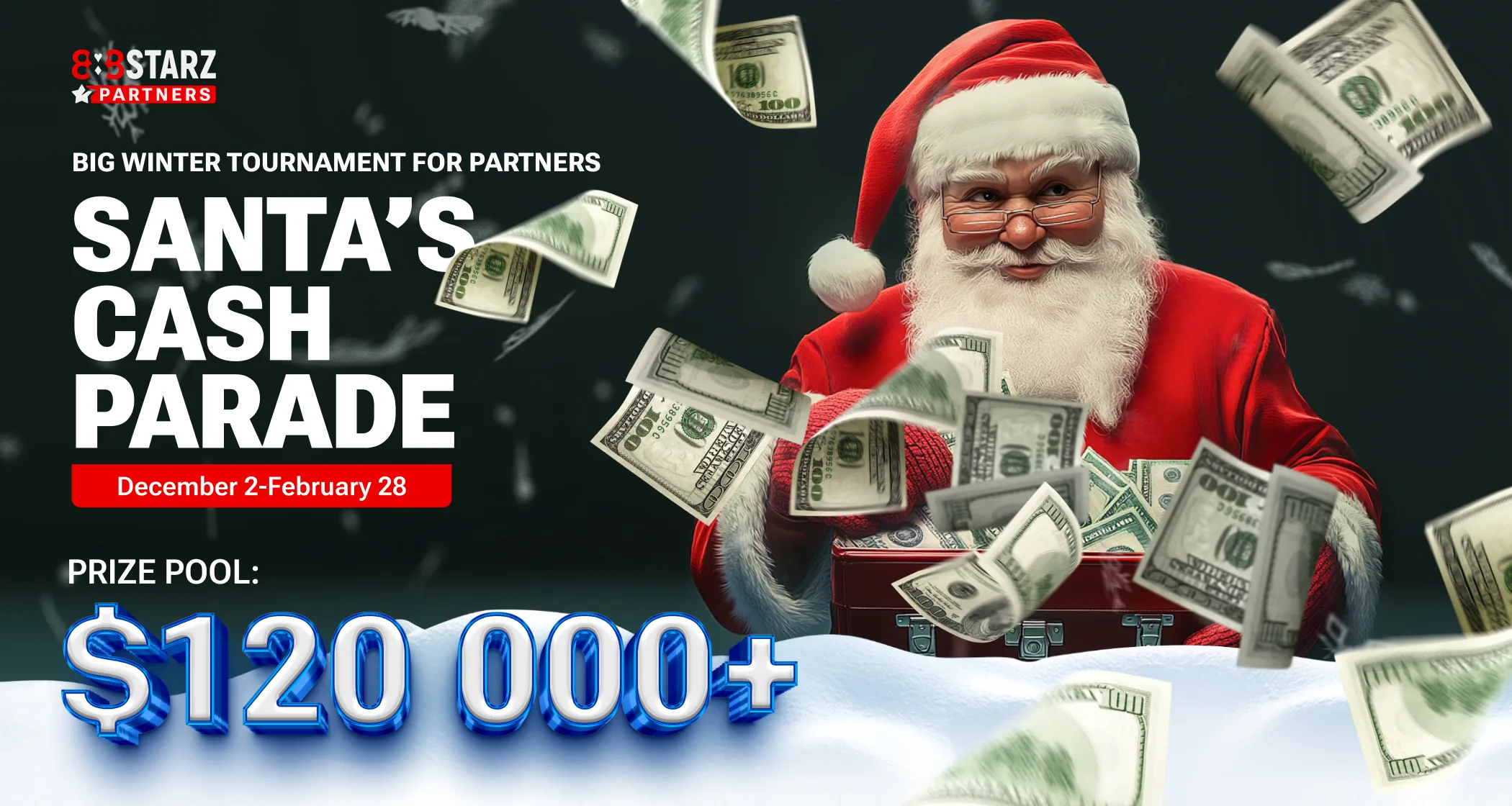 Start 2025 with a Bang: 888STARZ Partners Launches “Santa’s Cash Parade”