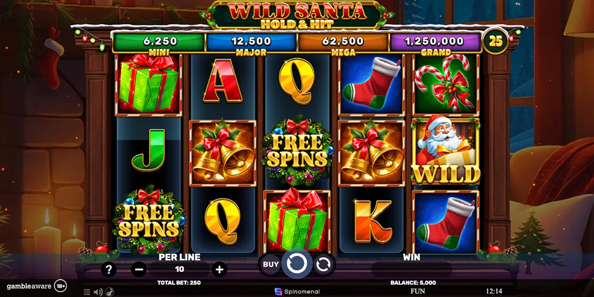 Spinomenal delivers Wild Santa Hold & Hit for the festive season